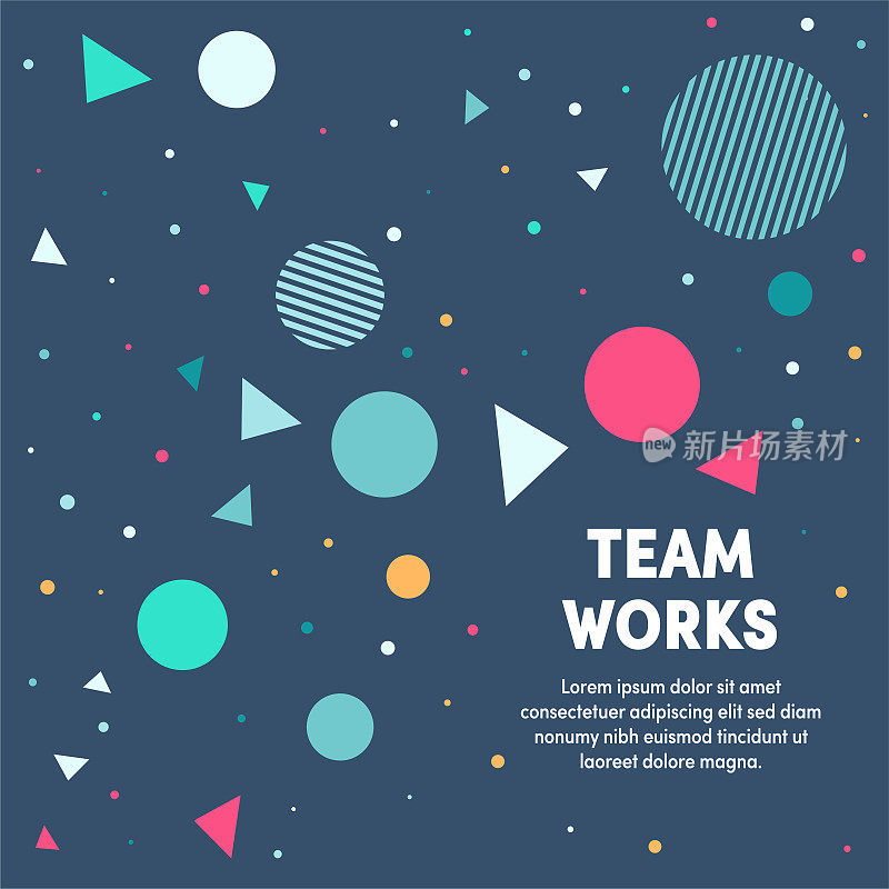Team Works Multipurpose Business Cover Design